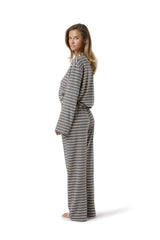 Wilkie Soft Oversized Long Sleeve in Multi Cream