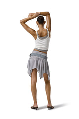 Huggie Layered Strappy Top in White