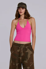 Kayla Halter Top in Pink