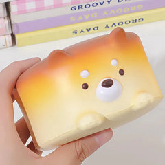 Cheese Puppy Cake Slow Rising Squishie