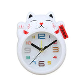 Kawaii Lucky Cat Analog Wall Clock
