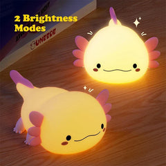 Cute Axolotl Night Light
