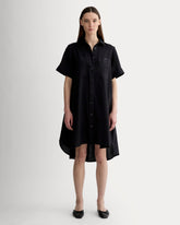 The Daytripper Dress In Linen | Black
