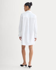 The Mini Shirtdress In Ultrasoft Cotton | White