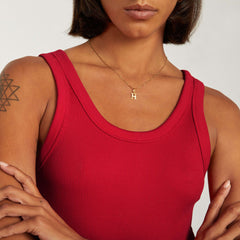 The ’90S Rib Dress | Goji Berry