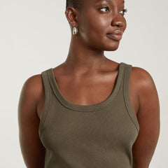 The ’90S Rib Dress | Beech