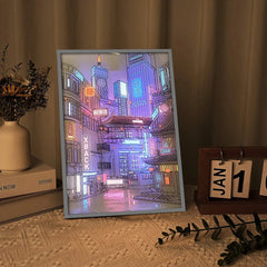 Anime LED Beautiful City Night View Light