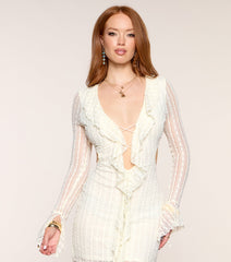 Caught In Lace Bodycon Mini Dress