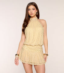 Spotted On Your Calendar Polka Dot Romper
