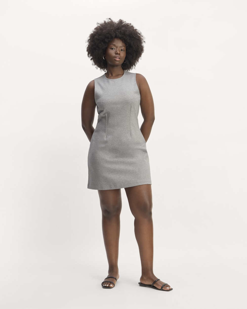 The Dream '90S Shift Dress | Mid Heather Grey
