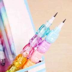 2pcs Kawaii HB Non-Sharpening Mechanical Pencils