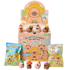 Capybara Blind Box – 32pcs Cute Character Mini Figures