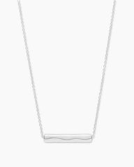 Bespoke Bar Adjustable Necklace (Silver)