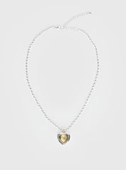 Wishes Granted Dainty Pendant Necklace Silver / Yellow