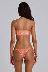 Veluna Ombre Metallic Low Rise Bikini Bottoms