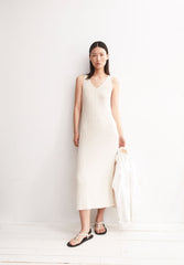Leinen-Mix Strickkleid | Undyed