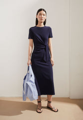 Jeltaa Jersey-Kleid | Tinted Navy