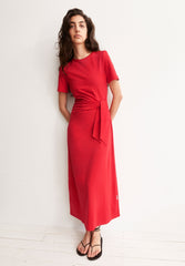 Jeltaa Jersey-Kleid | Mars Red