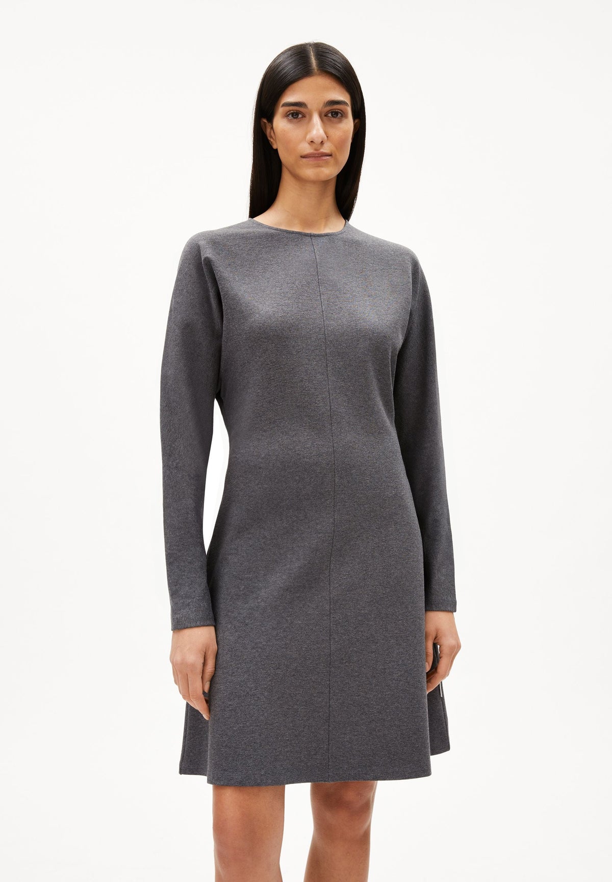 Calinaa Kleid | Steel Melange