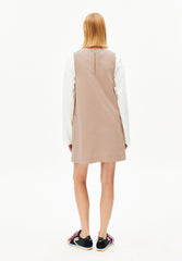 Workwear Canvas Mini-Kleid | True Camel