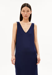 Ärmelloses Jersey-Midi-Kleid | Tinted Navy
