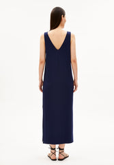 Ärmelloses Jersey-Midi-Kleid | Tinted Navy