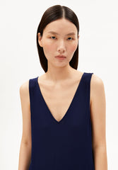 Ärmelloses Jersey-Midi-Kleid | Tinted Navy