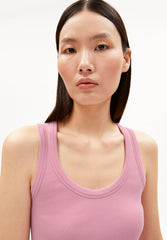 Gmt Dye Bodycon Ripp-Kleid | Washed Berry