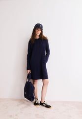 Maariliana Langärmliges Jerseykleid | Tinted Navy