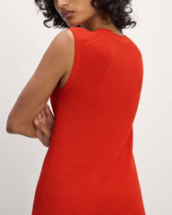 The Midi Dress In Everyday Cotton | Poppy Red