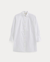 The Mini Shirtdress In Ultrasoft Cotton | White