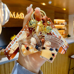 Boba Tea Kawaii Keychain