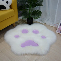 Cat Paw Fluffy Carpet Rug