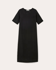 The Relaxed T-Shirt Dress In Buttersoft | Black