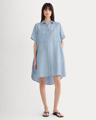 The Daytripper Dress In Linen | Chambray