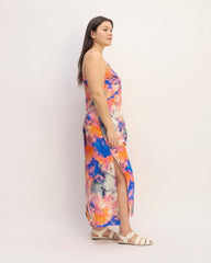 The Everlane X Marques' Almeida Satin Tie-Dye Dress | Multi Tie-Dye