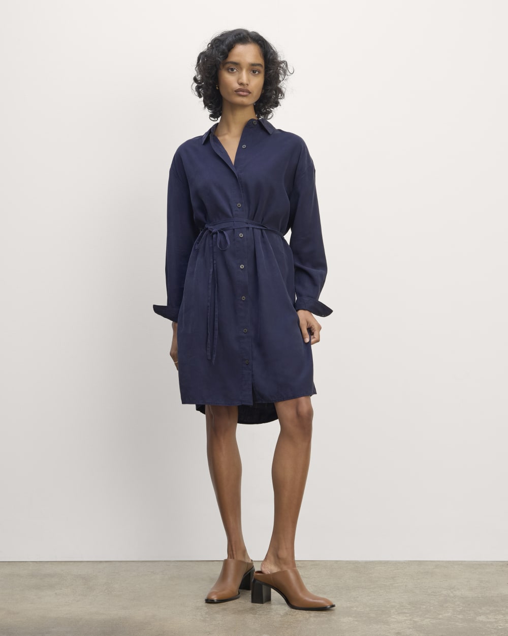 The Must-Have Shirtdress In Butterlite | Navy