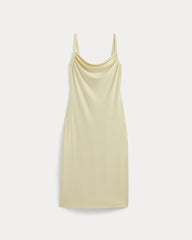 The Tank Midi Dress In Butterknit | Light Yellow