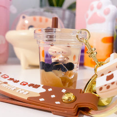 Boba Tea Kawaii Keychain