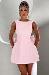 Adeline | Elegant Women’s 2026 Graduation Structured Mini Dress