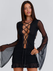 Deborah Mini Dress Black