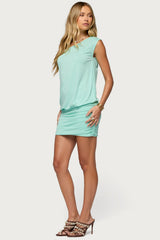 Marya Off Shoulder Ruched Mini Dress