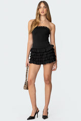 Doris Sheer Mesh Mini Dress