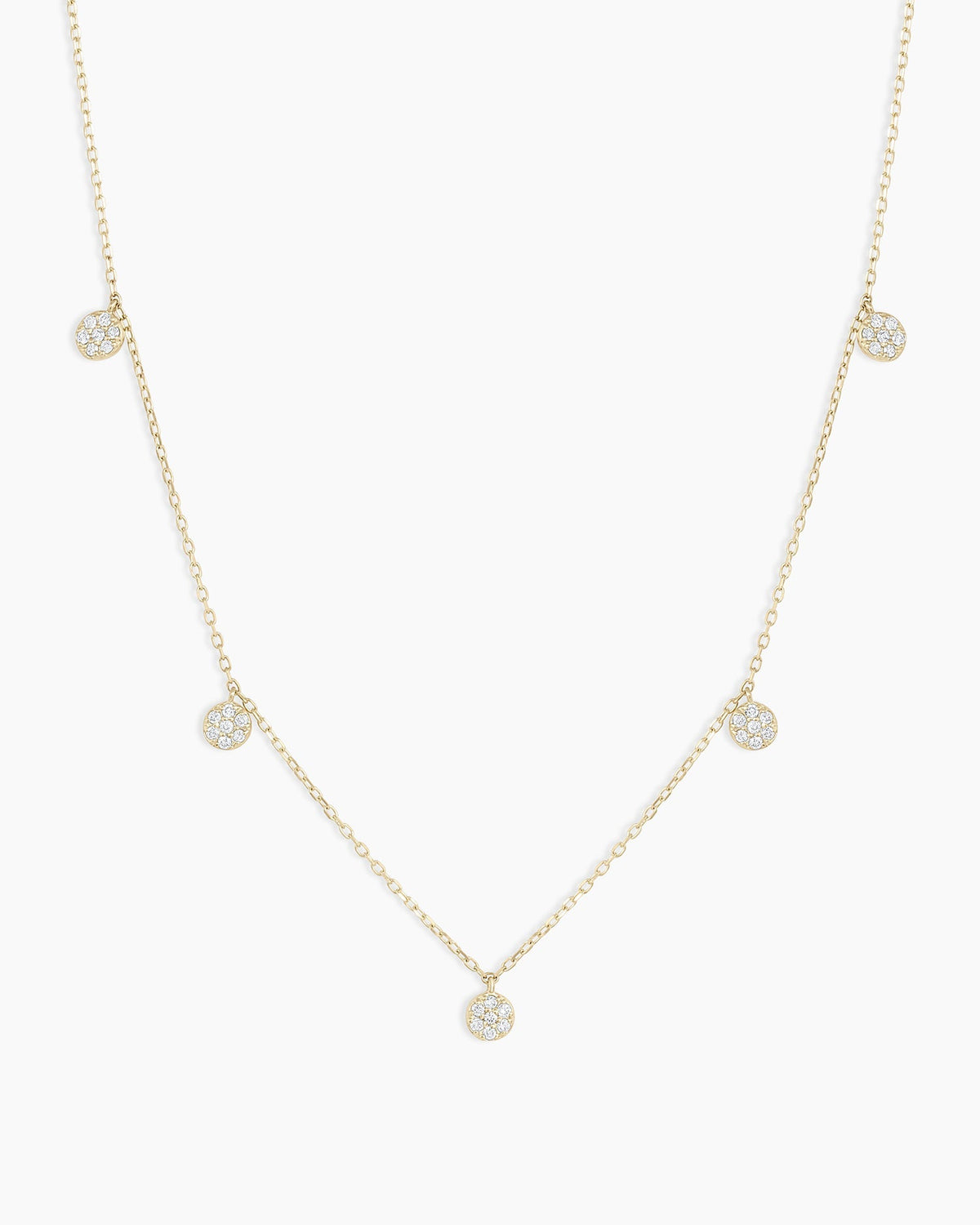 Diamond Pav Flutter Necklace