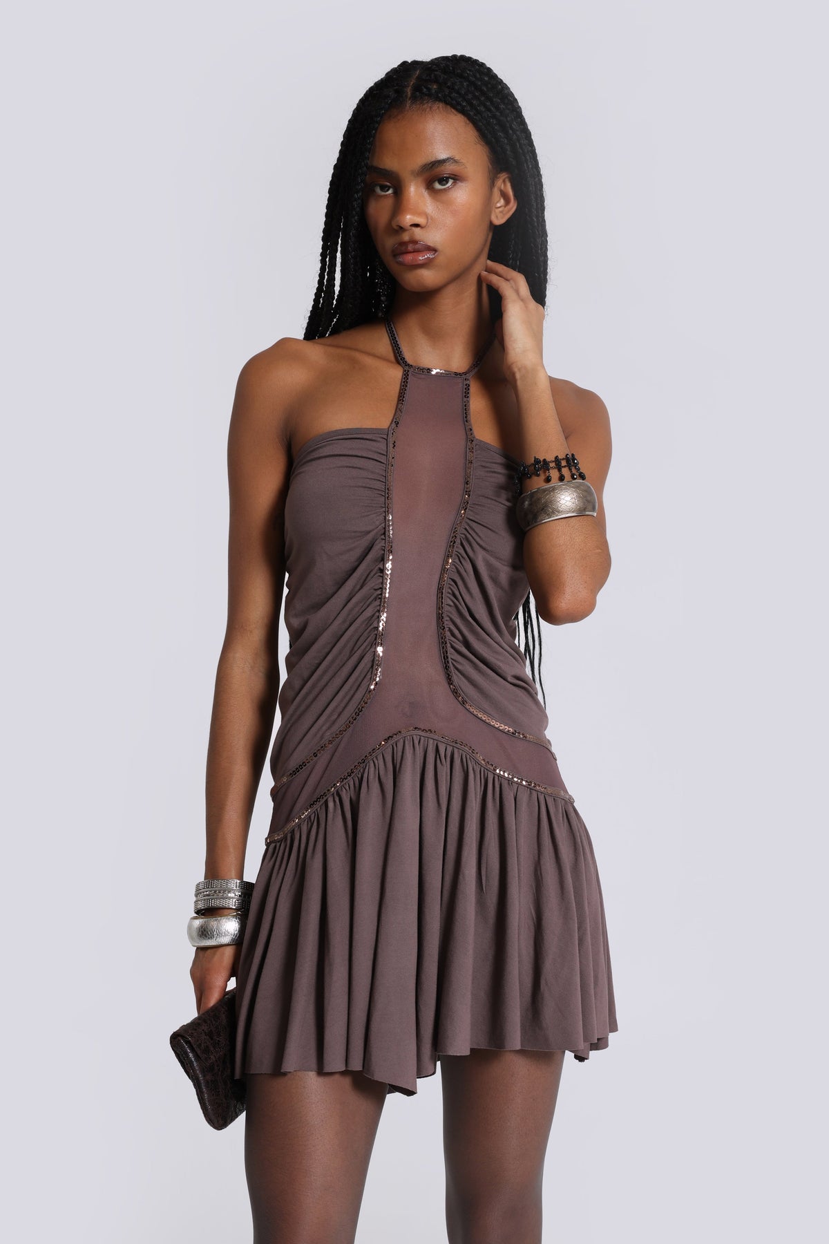 Calisse Backless Mini Dress