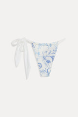 Kealy Cheeky Shine Bikini Bottom - Fleur de Bleu