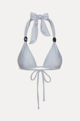 Kealy Reversible Shine Bikini Top - Bouquet