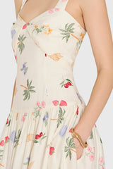 Soho Midi Dress In Boardwalk