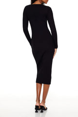 Bodycon Midi Sweater Dress