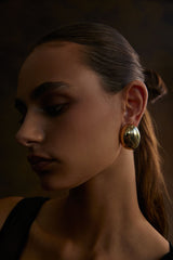 Noah Solid Earrings Gold